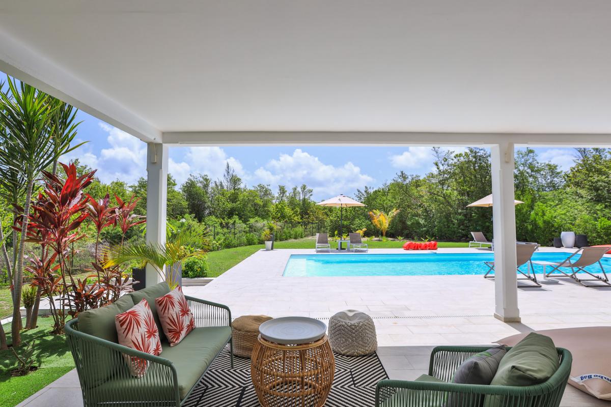 Villa Terres Basses à Saint Martin - terrasse